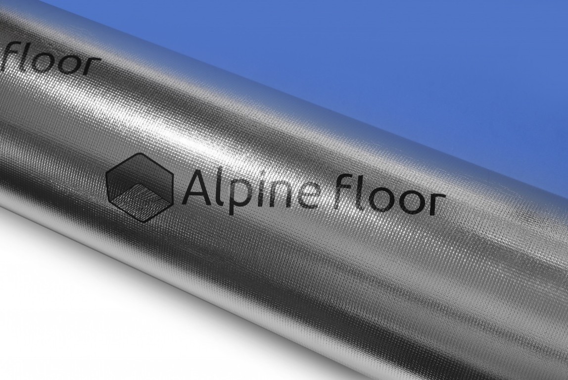 Подложка ALPINE FLOOR Silver Foil Blue EVA (рул.10м2) 1,5мм