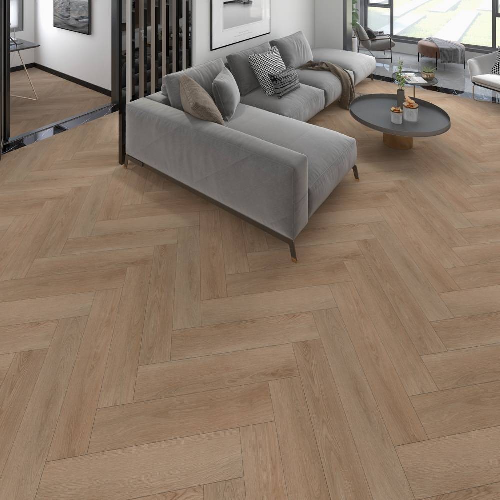 SPC ламинат CALITEX Elementals Herringbone Click 34кл ES103 Carlton