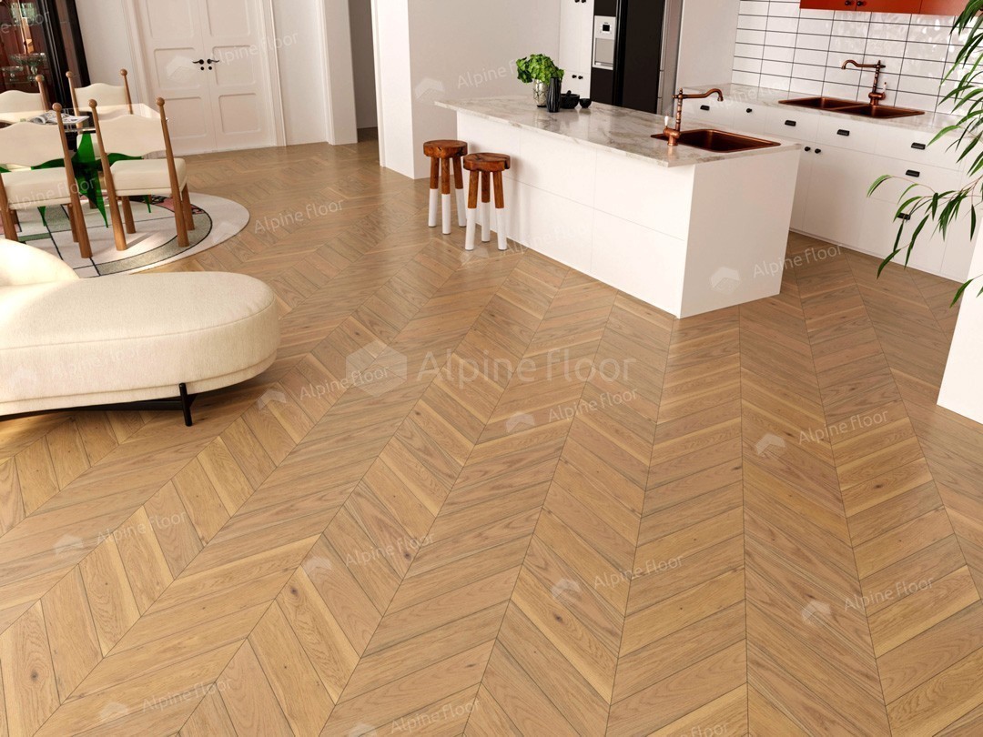 Инженерная доска Alpine Floor Chateau Дуб Амаретти EW203-03