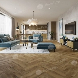 Ламинат ALPINE FLOOR by Classen Ville 4V 33кл Дуб Каррито 63262
