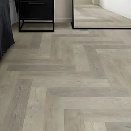 SPC ламинат FloorFactor HERRINGBONE 5 мм GRAHPITE OAK (HB.05)