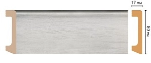 Плинтус напольный DECOMASTER D235 2400*80*17мм 84