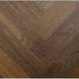 Массив.паркет Damy Floor Англ.елочка 500*90*15мм (уп.1,08м2-24шт) ЛакДуб Еврост.Шоколад/лев