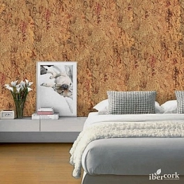 Настенная пробка клеевая IberCork Classic 3мм Малага рохо